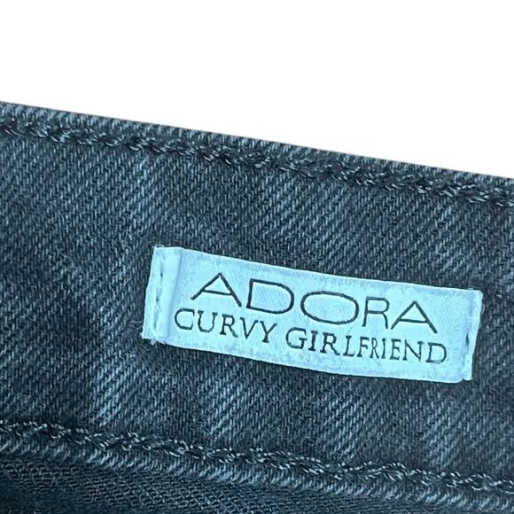 Sofia Vergara Adora Super Hi Rise Distressed Curvy Girlfriend Jeans, 10S, NWT - Picture 9 of 16